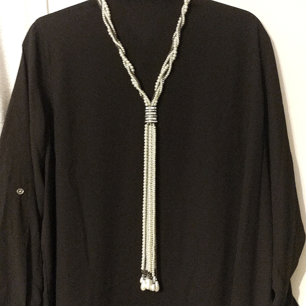 Y Pearl/Bead Necklace